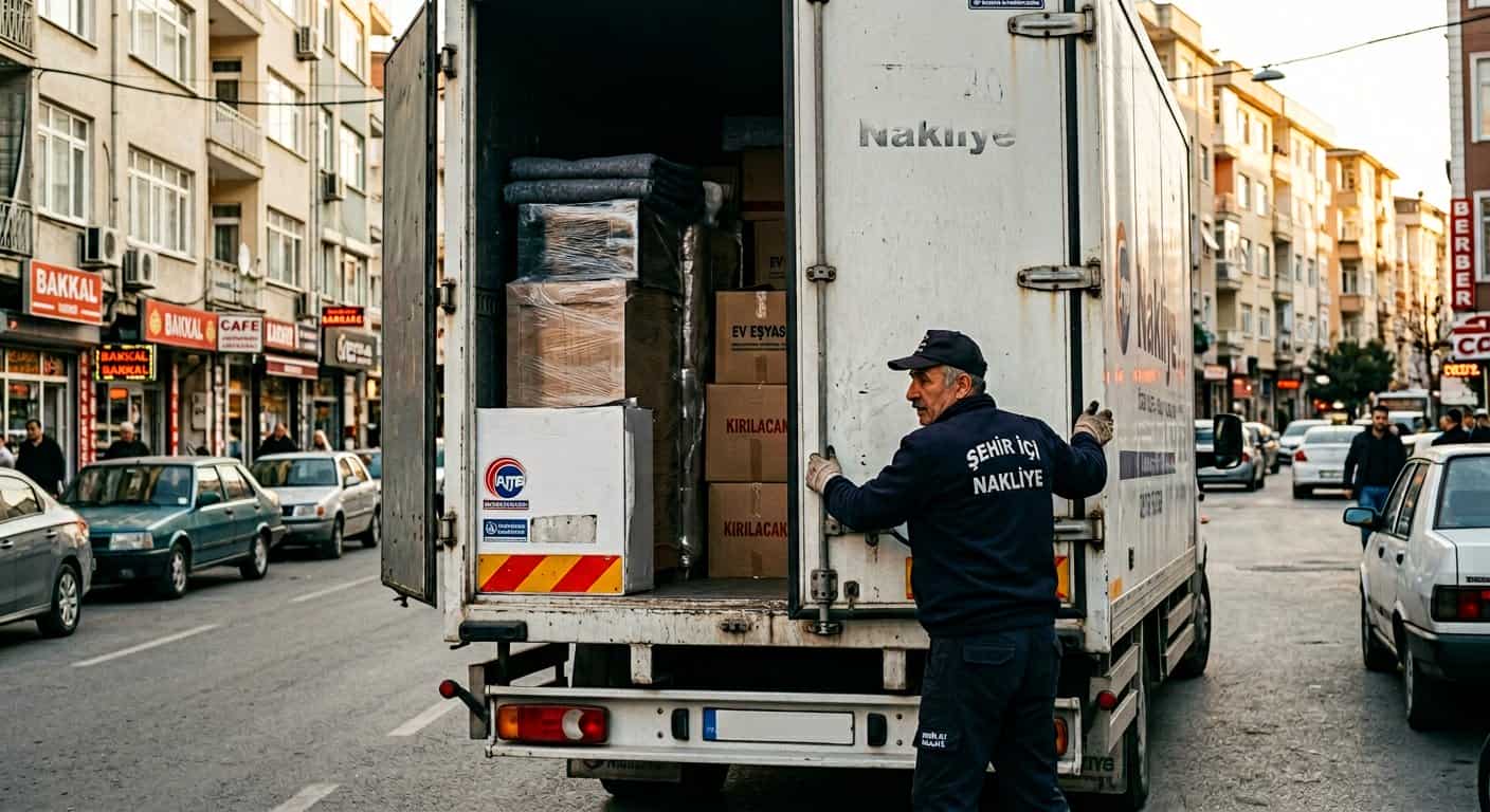 Çerez Politikası - merkez caddede kamyon arkasi esya kabul