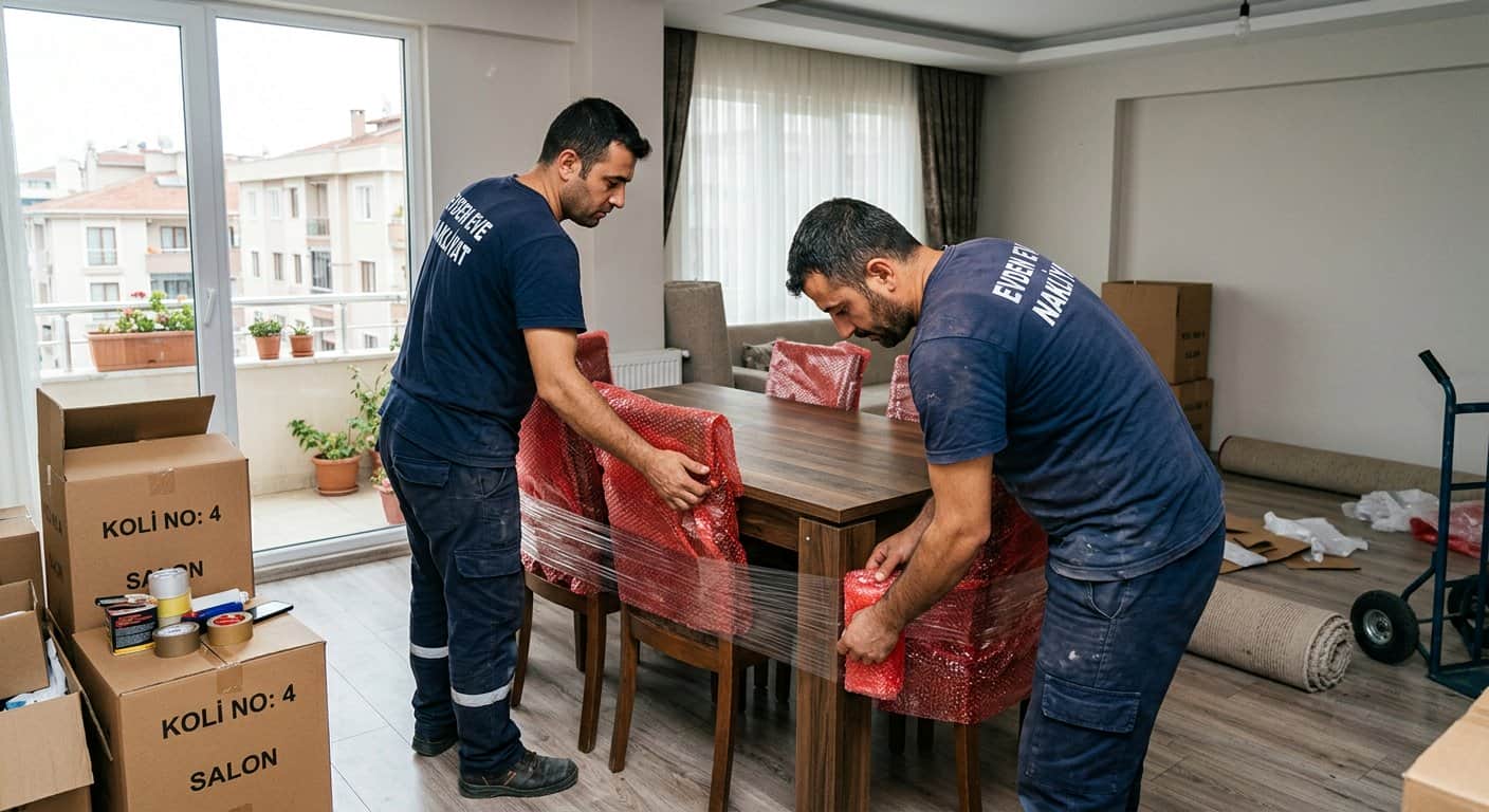 Beyaz Eşya Taşıma - mutfak kosesinde aile toparlanmasi